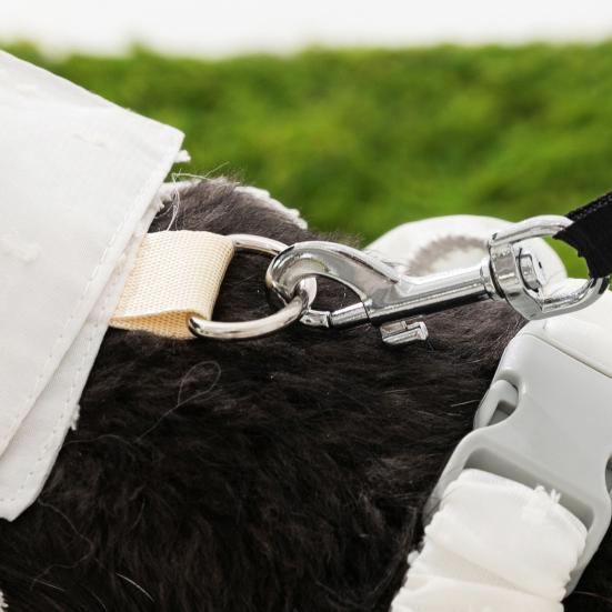 Pet Anti Dust Pants Waterproof Anti-Slip Dog Paw Protector Shoes Rain Boots with Adjustable Suspender Dirty-Proof Belly for Outdoor Hiking Walking