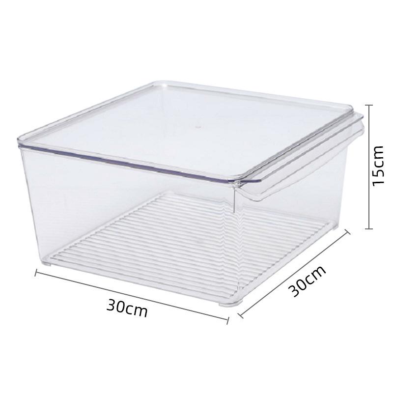 Food-Grade Refrigerator Storage Box with Lid for Kitchen Items