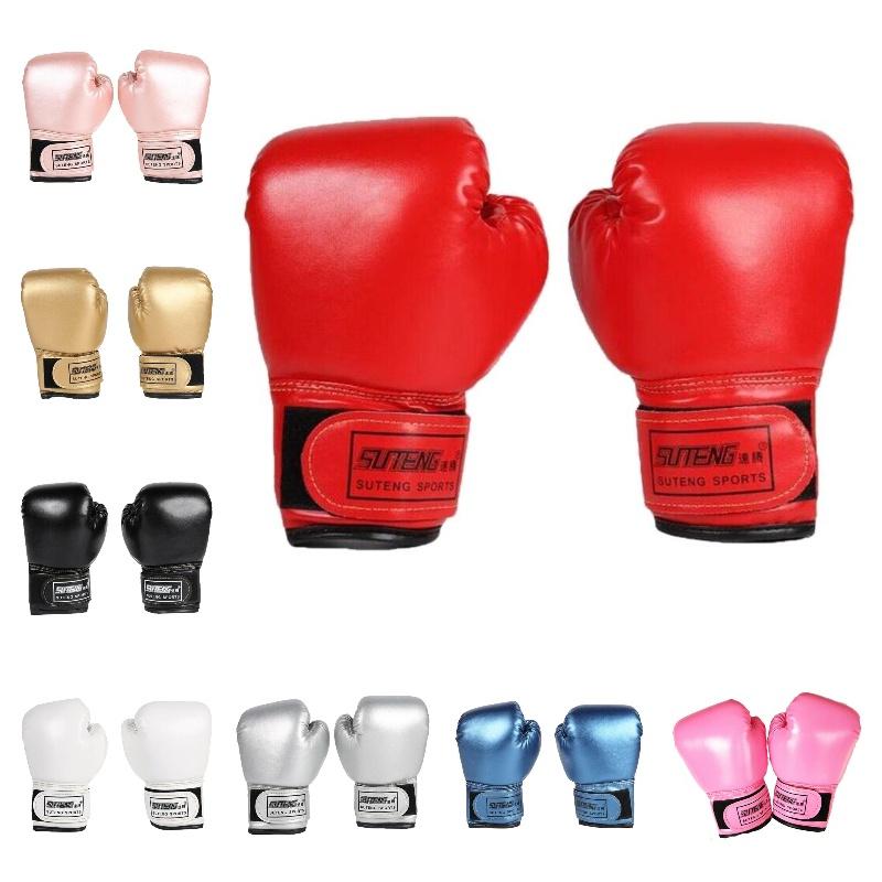 Stilvolle und strapazierfähige Sutent Glitzer Kinderboxhandschuhe Perfekt für Kampfsportverteidigung Gold Silber)