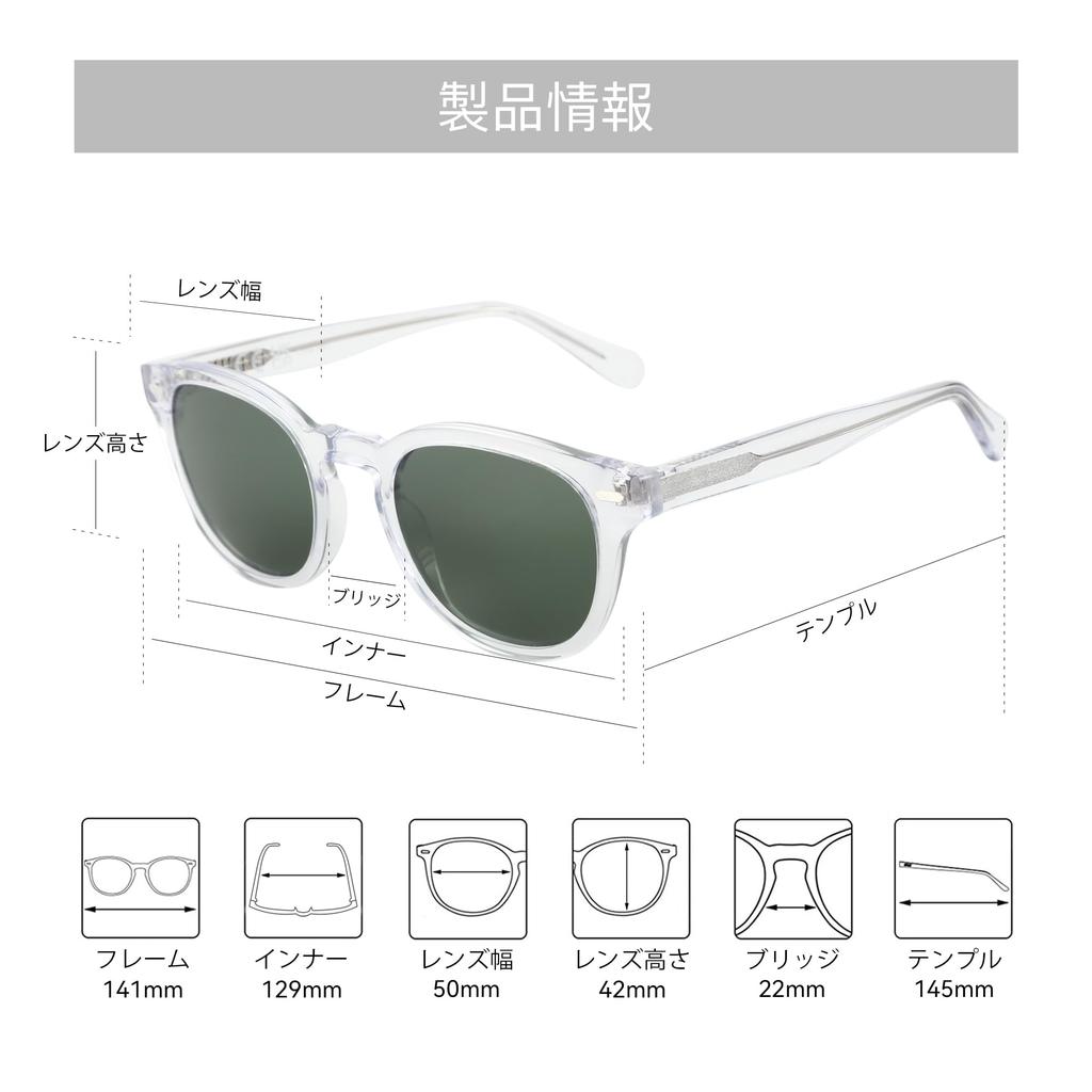 ZENOTTIC Polarized Sunglasses for Men and UV Handmade Acetate Frame Women, Round, Protection,