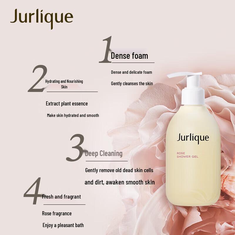 Jurlique Rose Softening Moisturizing Shower Gel 300ml