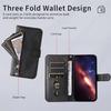 Protective Case for OPPO Reno15 F 5G Fashion Calf Texture Zipper Leather Phone Case