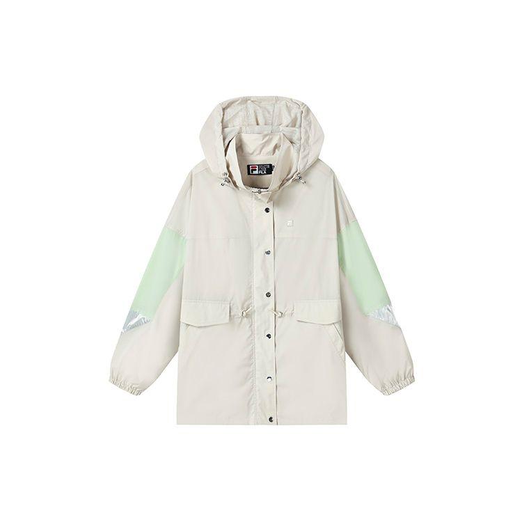 

FILA свободная куртка с капюшоном женские куртки светло-бумажно-хаки F11W317702F-LK XL