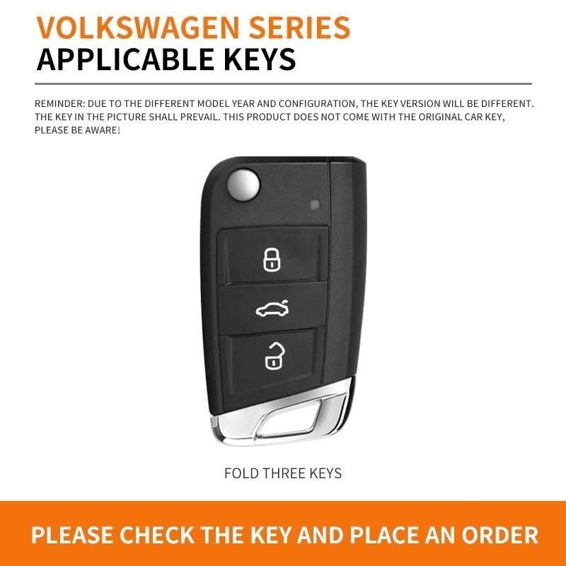 Zinc Alloy Car Track Style Design Cool Key Case Cover Shell For VW Volkswagen Golf 7 MK7 Tiguan MK2 Tiguan Passat Jetta E-golf zk9