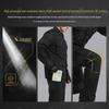 Set Uniforme da Combattimento Mimetico BDU da Uomo Transfrontaliero - Resistente a Manica Lunga Tattico per Sport all'Aperto
