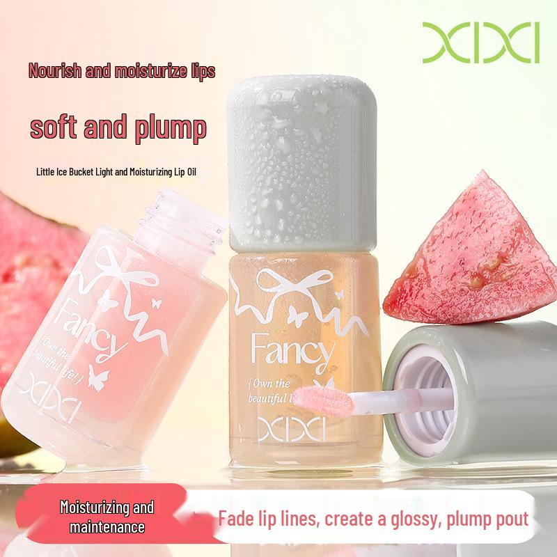 Xixi Lip Oil: Light & Moisturizing with Mirror Shine for Plump, Hydrated Lips. Perfect for Autumn/Winter To Prevent Dryness & Cracking.