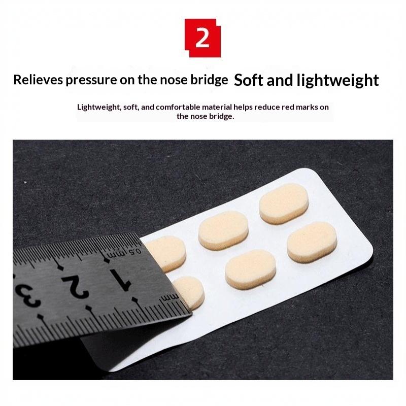 16Pcs Self Adhesive Non-Slip Eyeglass Nose Pads Soft Foam Nose Pads Thin Nosepads For Eyeglasses Sunglasses Glasses