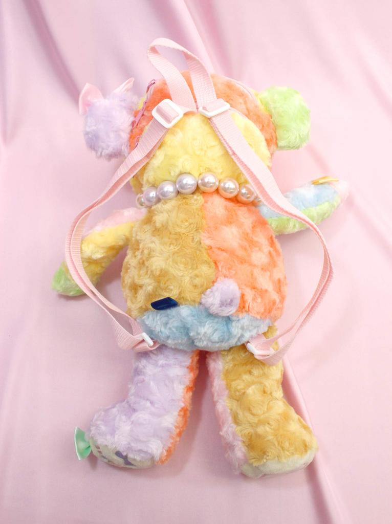 KAWAII Bear Pastel Backpack 020827