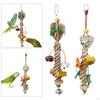 Bird Chew Toy, Cage Bite Chewing, Ripping Rattan Molar Shredder Parrot Toy