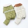 Thick and Warm Four Leg Dog Jumpsuit Puppy Small Dog Clothes Coat Jacket Yorkshire Pomeranian Poodle Bichon Pet Clothing Rompers