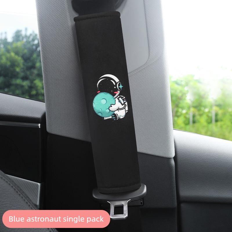 Astronaut Car Seatbelt Shoulder Cover Cute Cartoon Car Seatbelt Protector Car Interior Decoration Accessories