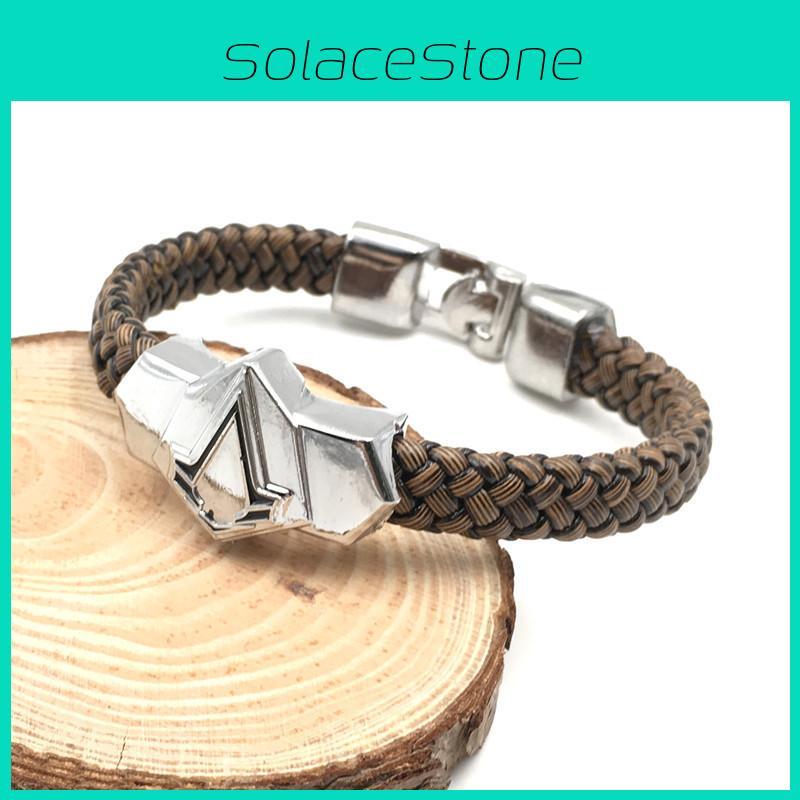 V Motif Tricoté Bracelet Anime Minimaliste Accessoire de Tenue Chaîne Décontractée Main