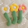 Long Flower Plush Body Pillow Cute Large Plush Cushion Soft Flower Decorative Stuffed Body Pillow Sleeping Back Cushion Decor