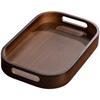 Wooden Tea Tray With Handles Multi Purpose Serving Platter For Snacks Fruits Teaware Decoration Table Decoration Accessories