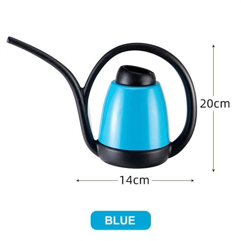 

Поливочный горшок портативный 1,2 л пластиковый длинный носик садовые принадлежности лейка креативный бытовой чайник для полива подбор цвета синий