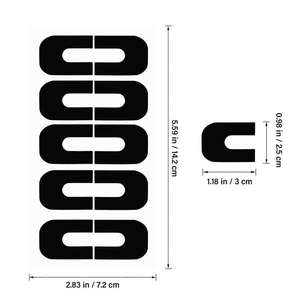 Nail Polish Protector for Fingers Providing Protection 100 Sheets Black Silicone