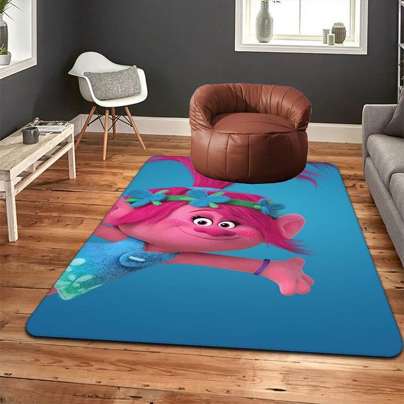 Trolls Rug Floor Mat for Living Room or Bedroom Soft and Comfortable Carpet a Gift for Birthday and Holiday.MFF0918429