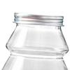 5 Jars for Christmas Candy Party Favors Empty Clear Drink Containers Storage