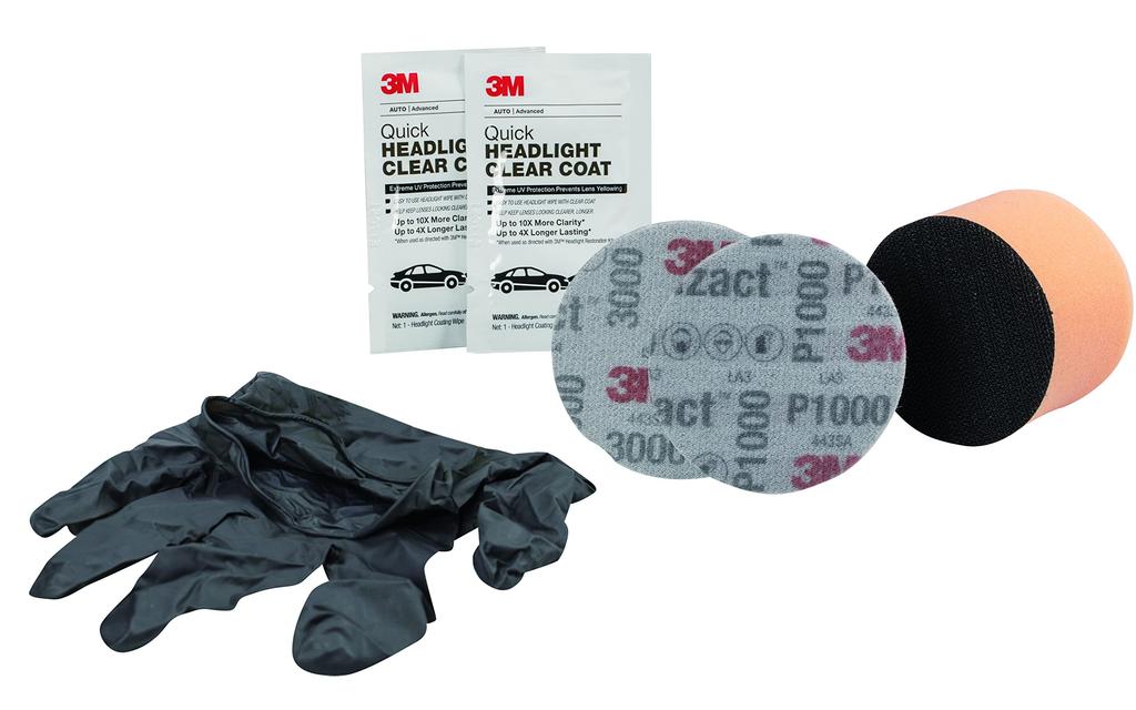 3M 39194 Headlight, Clear , Restore Kit, Japanese Instruction Manual Included, Genuine Japanese Product, Yellowing, , Abrasive