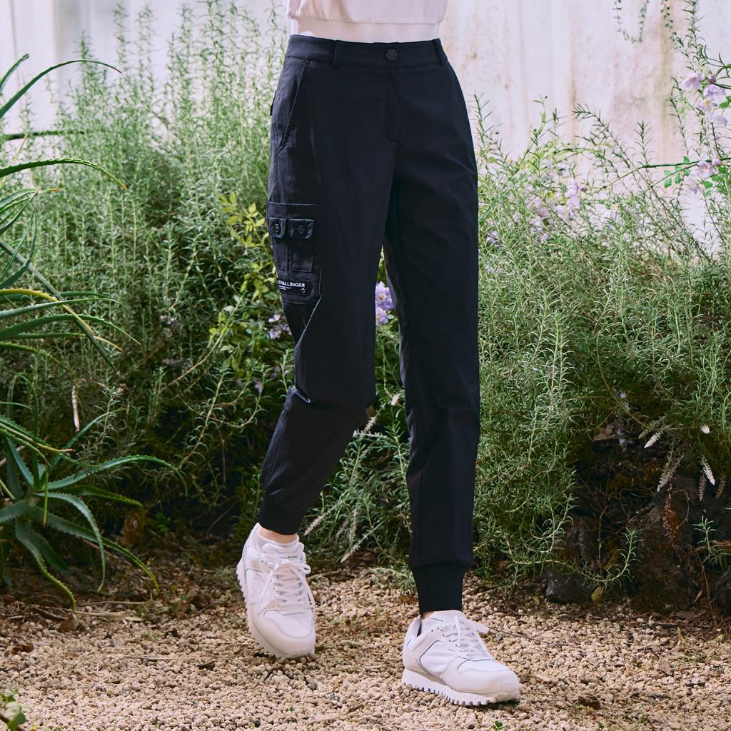 CHALLENGER Women'S Nylon Cargo Jogger Pants Black