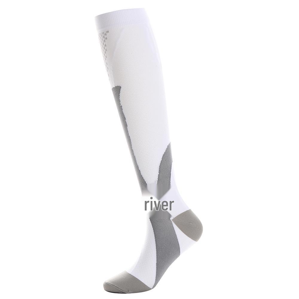 Summer Outdoor Nylon Compression Calf Socks for Yoga & Sports