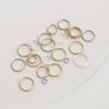 14/18K Gold-Filled Open Loop Connector for DIY Jewelry Making - Bracelet, Necklace, Pendant Accessories.