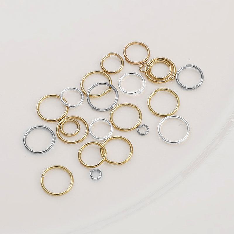 14/18K Gold-Filled Open Loop Connector for DIY Jewelry Making - Bracelet, Necklace, Pendant Accessories.