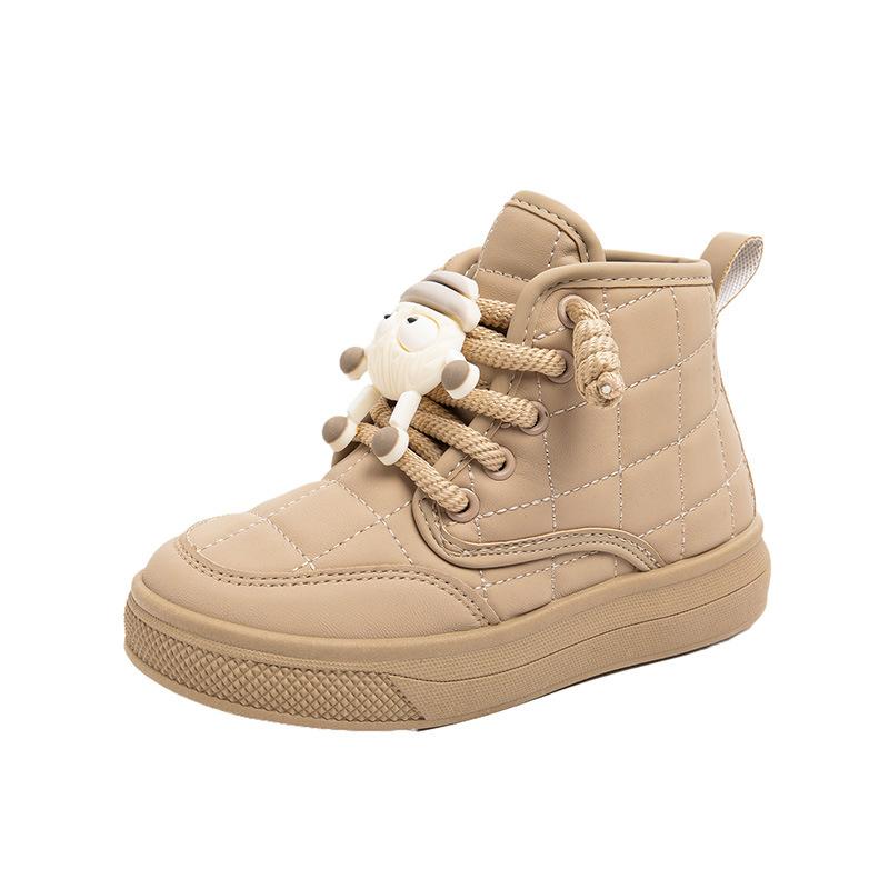 

Девочки зимние сапоги детские утепленные бархатные хлопковые сапоги обувь для малышей обувь для мальчиков теплые мальчики детские хлопковые сапоги тренд 26 yards inner length about 15.9CM.