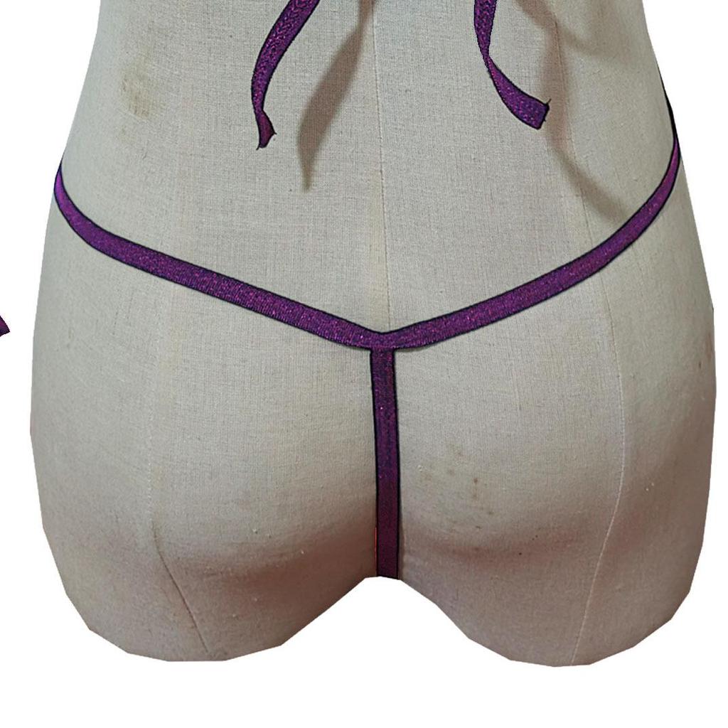 One-strap Lace-up Thong: Sexy Women's Erotic Lingerie