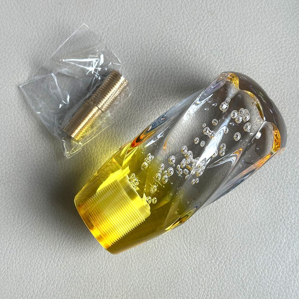 10cm 15cm Car Manual Shift Knob Gear Shifter Head Shift Knob Stick Crystal Transparent Bubble Throw Gear Shifter