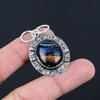 Daughters Day Sale 925 Sterling Silver Natural American Dichroic Glass Pendant