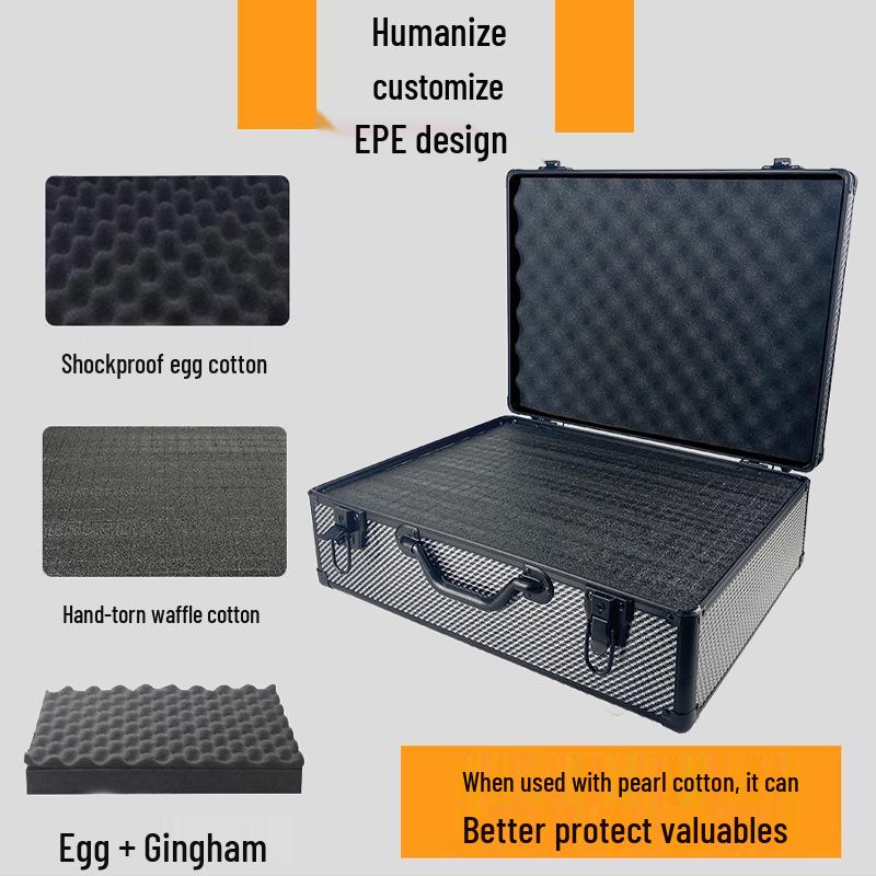 In-Stock Aluminum Alloy Toolbox & Custom Carbon Fiber Briefcase - Display, Instrument, & Storage Case