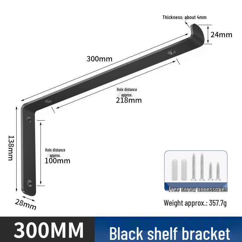 Wall-Mounted Bathroom Washbasin Triangle Bracket - Thickened Storage Shelf with Load-Bearing Capacity