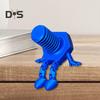 1/2Pcs 3D Printed Bolt Nut Figurine with Articulated Legs Movable Joints Cartoon Screw Figure Statue Toy Home Office Desktop Decoration Ornament