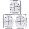 Quick Release Quiet Toilet Lid Thickened Bathroom Accessories  Bathroom Upgrade