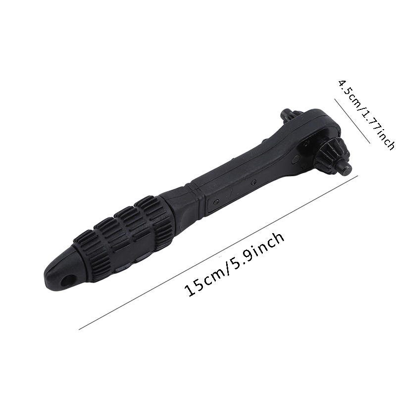 

Ключ для патрона дрели 2 в 1, двусторонний гаечный ключ с трещоткой, универсальный инструмент для зажима сверлильного станка