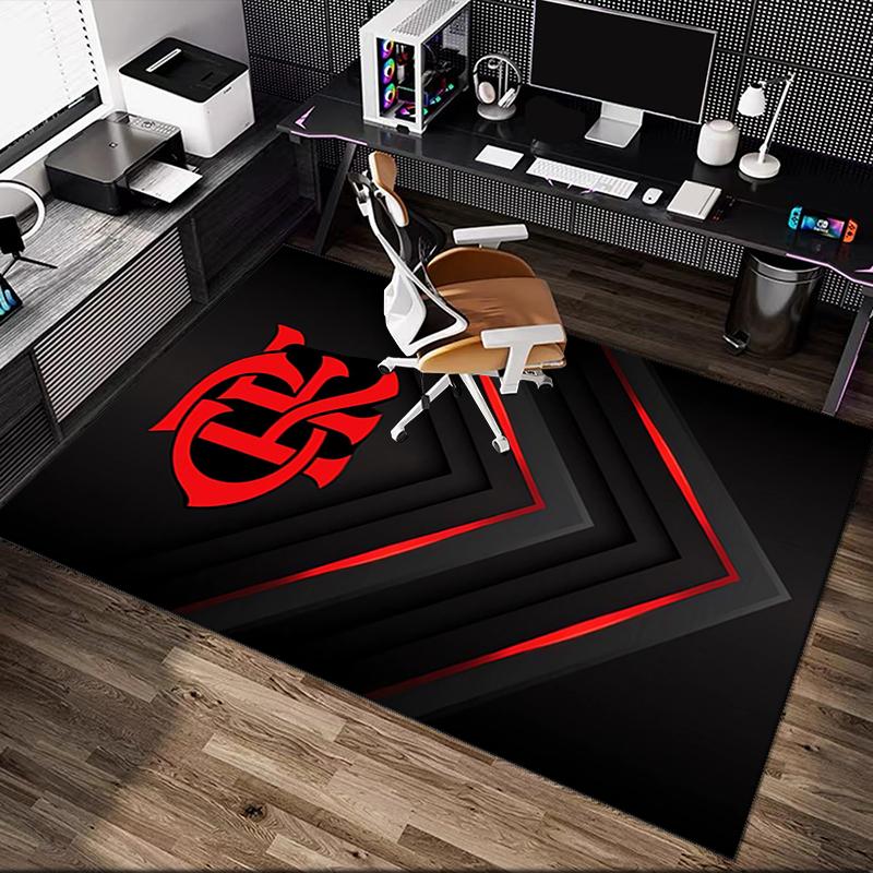 1pc Rangers FC Rug, Comfortable Printed Home Area Carpet, Cozy Office Chair Rug
