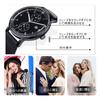 RORIOS Men's Genuine Leather Watch with Big Face, Simple Design, Luminous Movement, Quartz Movement, Chronograph Movement, Date Display, Black B