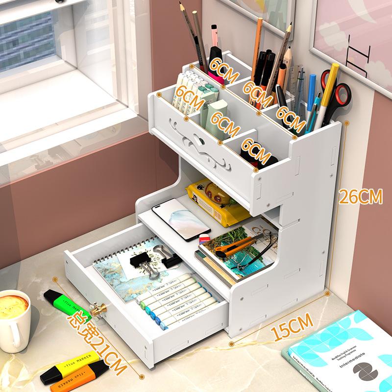 

Подставка для ручек Nordic Ins Storage Box Creative Office Desk Candle Box Big Capacity Wooden Rack Wooden Organizer Box W2117