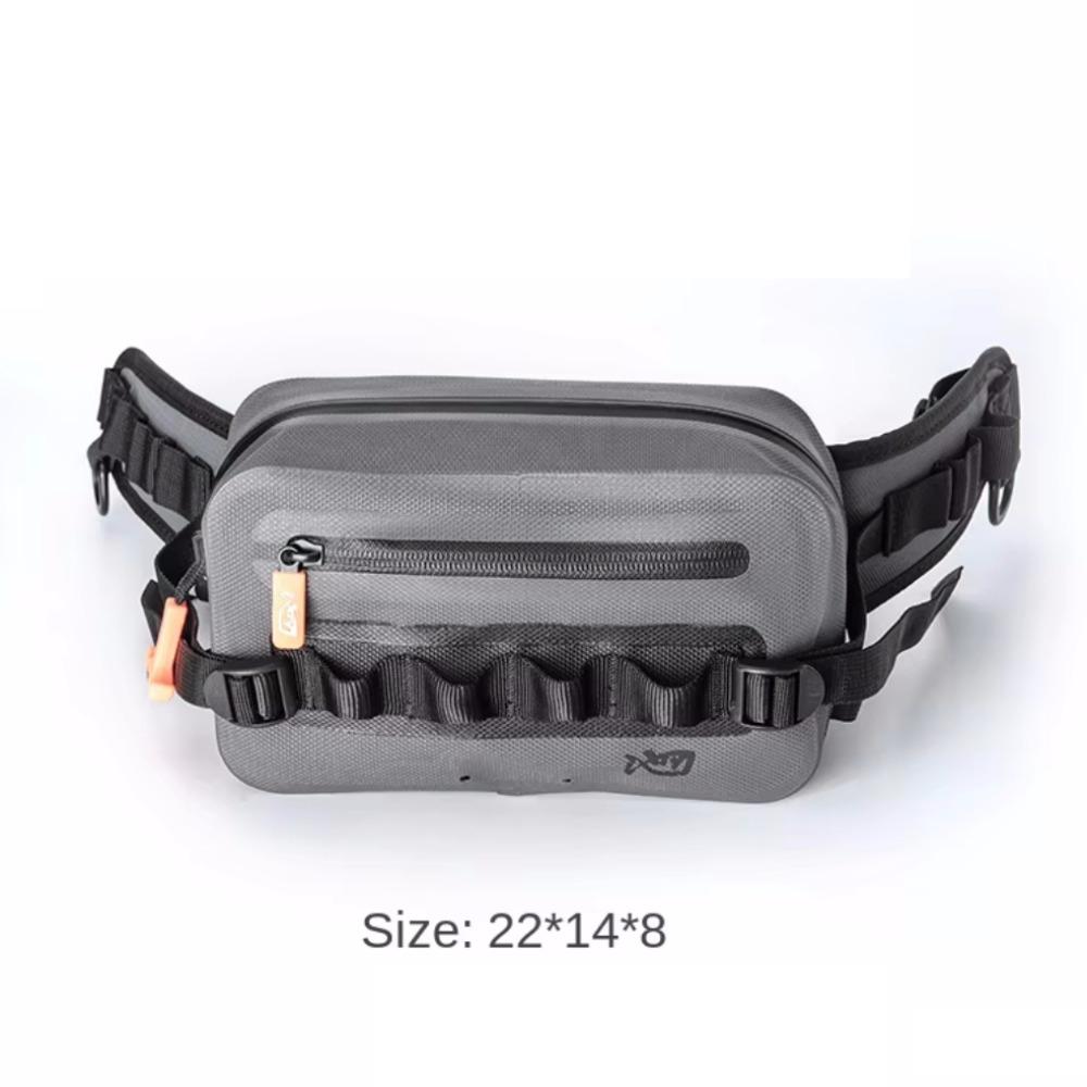 Double-layer TPU Lure Fishing Bags Waterproof Fishing Tackle Pack Fishing Chest Bag Hiking Camping