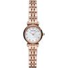 Gianni T-Bar Mother of Pearl Rose Gold Metal Ladies Quartz Watch AR11203