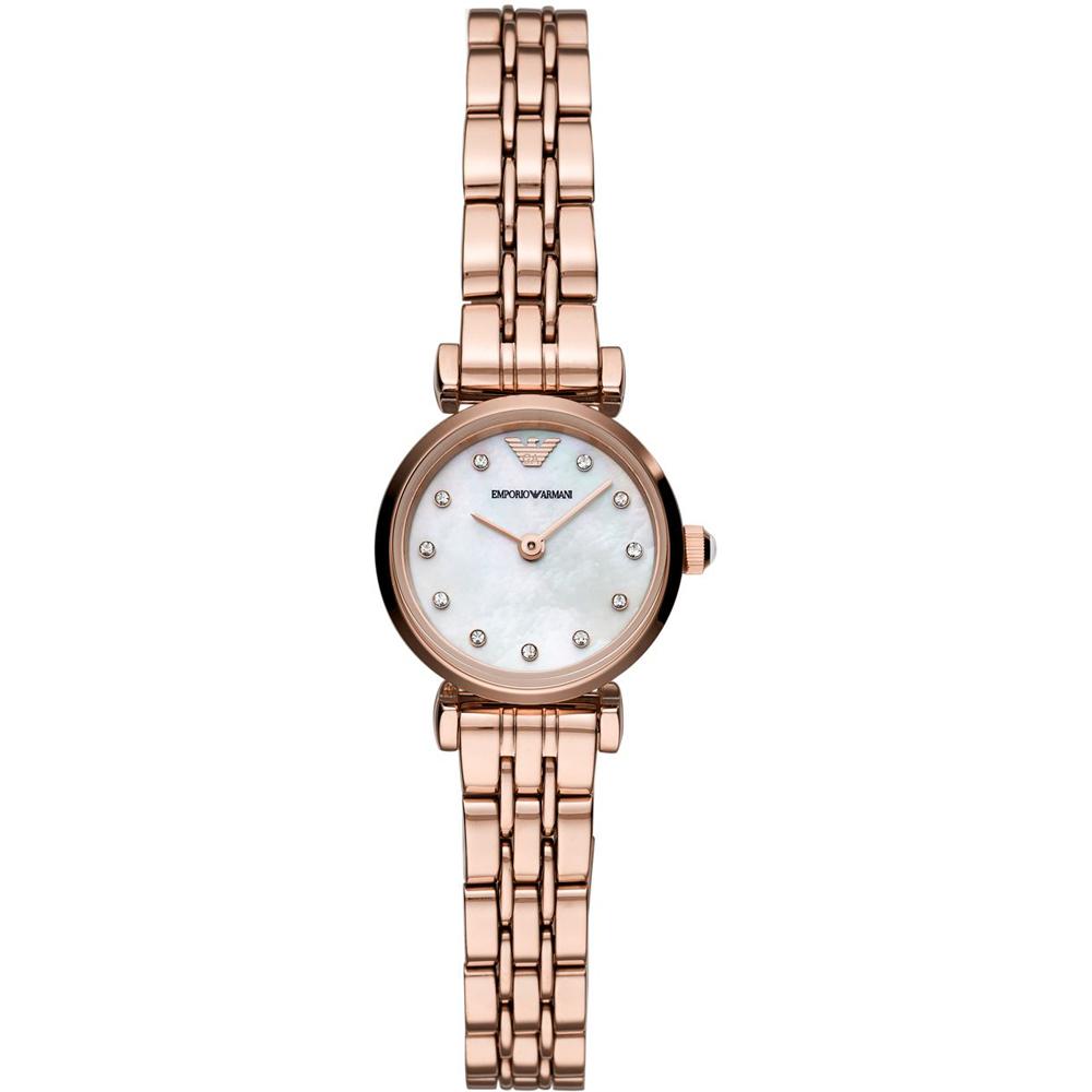 

Emporio Armani Gianni T-Bar Mother of pearl Rose gold Metal Ladies Quartz Watch AR11203 мать жемчужного