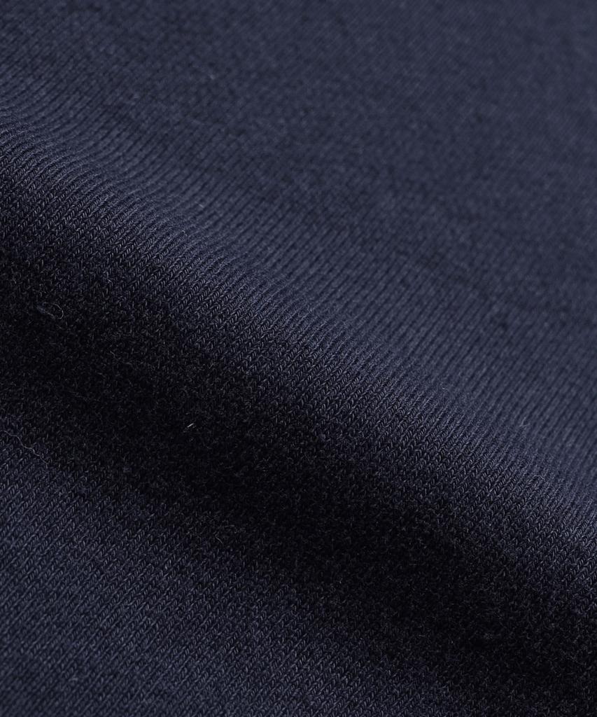 TAILDERN Paul Cotton Quarter Zip-Up Sweatshirts Navy