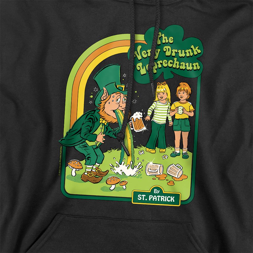 Steven Rhodes Unisex Adult The Very Drunk Leprechaun Hoodie