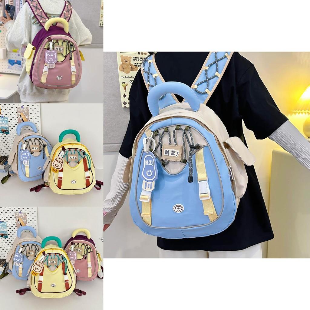 Trendy Ins Inspired Casual Backpack With Comfortable Curved Straps For School Use