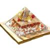 Natural Orgone Gomti Chakra Shree Yantra Pyramid with with Red & White Chirmi Seeds for Wealth, Prosperity, Success