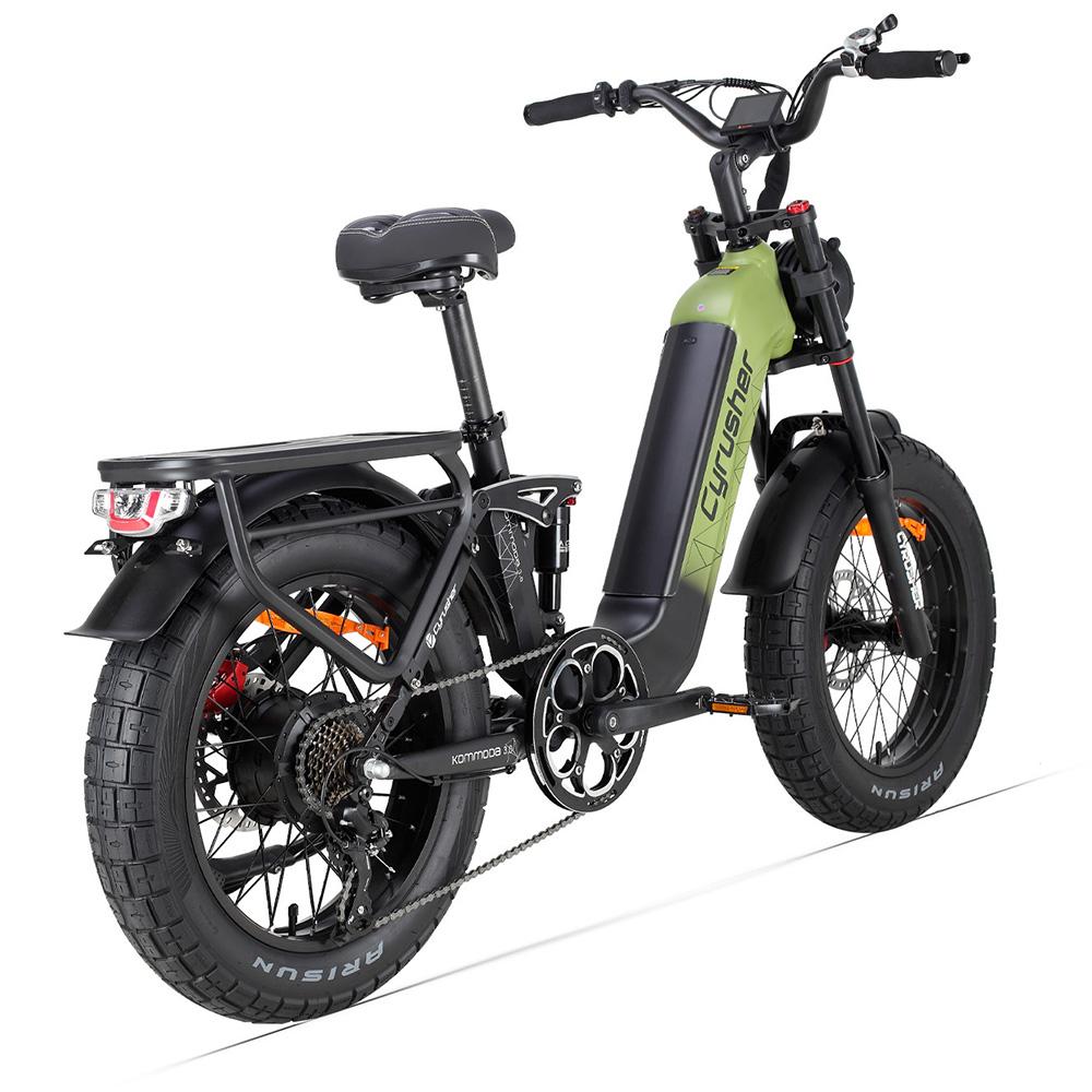 Cyrusher Kommoda 3.0 Adult Outdoor E-Bike 48V20AH Battery 250W Motor City Electric Mountain Bike 20 Inch Off-Road Tires Electric Bicycle