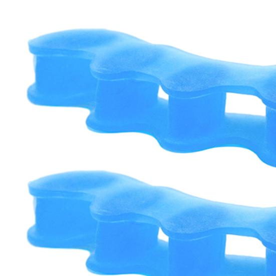 2Pcs Toe Separators for Overlapping Toes Soft Silicone Bunion Corrector for Men Women Reusable Ergonomic Spacer for Foot Alignment Hallux