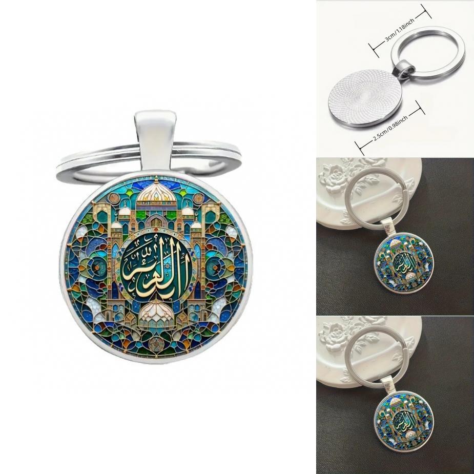 Palace Pattern Keychain Zinc Alloy Elegant Gift For Couples And Friends