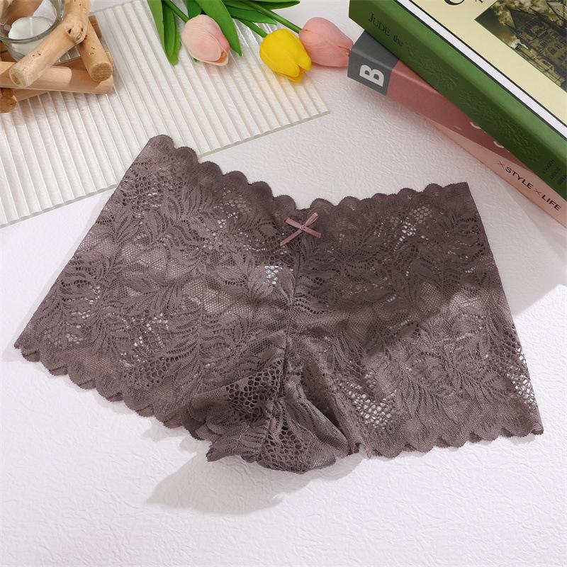 1Pc Lace Underwear Sexy Women Panties Low Waist Hollow Out Ladies Briefs Transparent Female Underpants Womens Lingerie S-XL